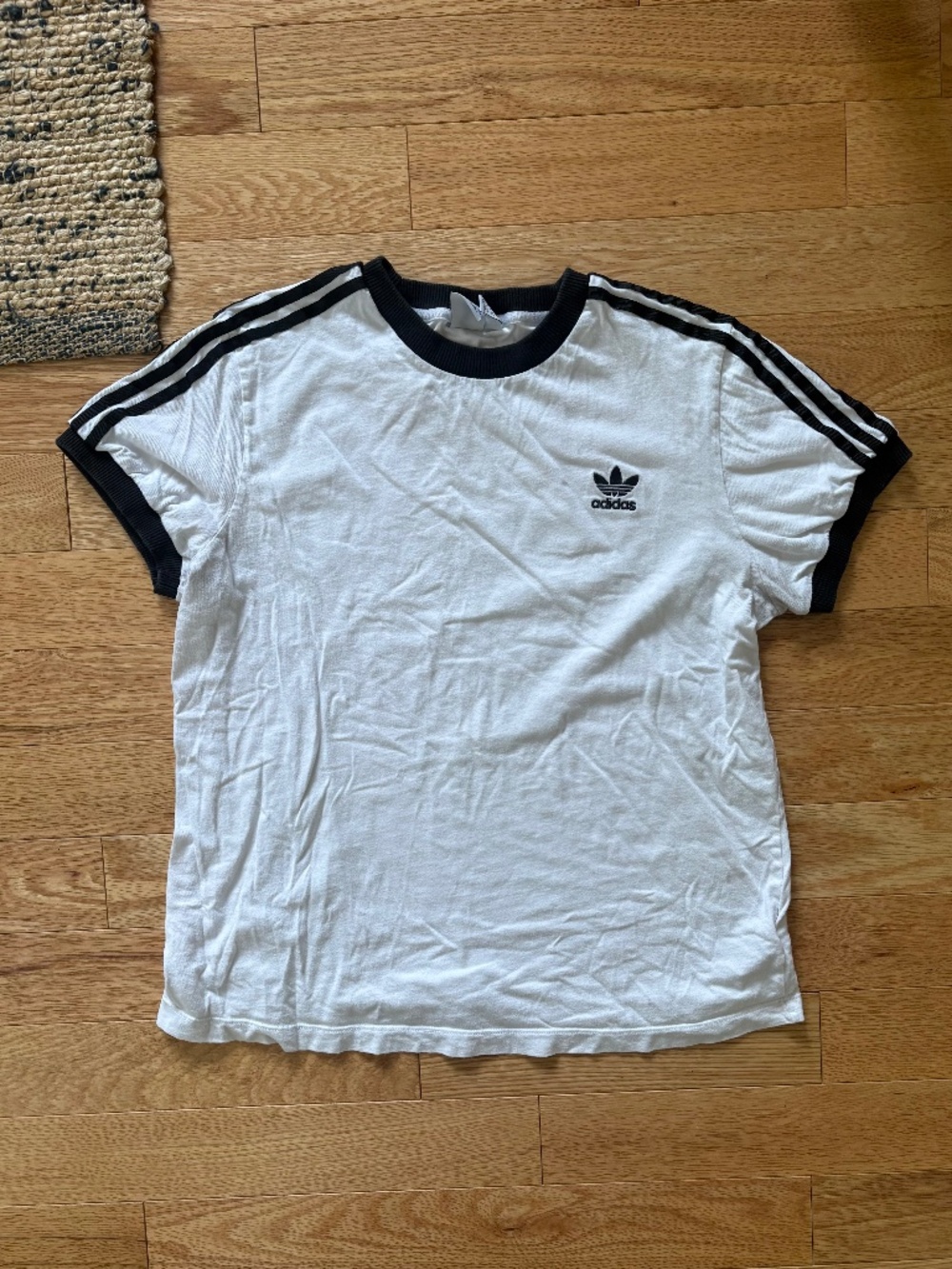 Vintage cotton Adidas ringer t shirt